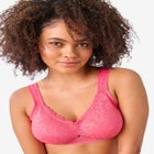 Full Coverage Sling Double Band Lace Bra image number null