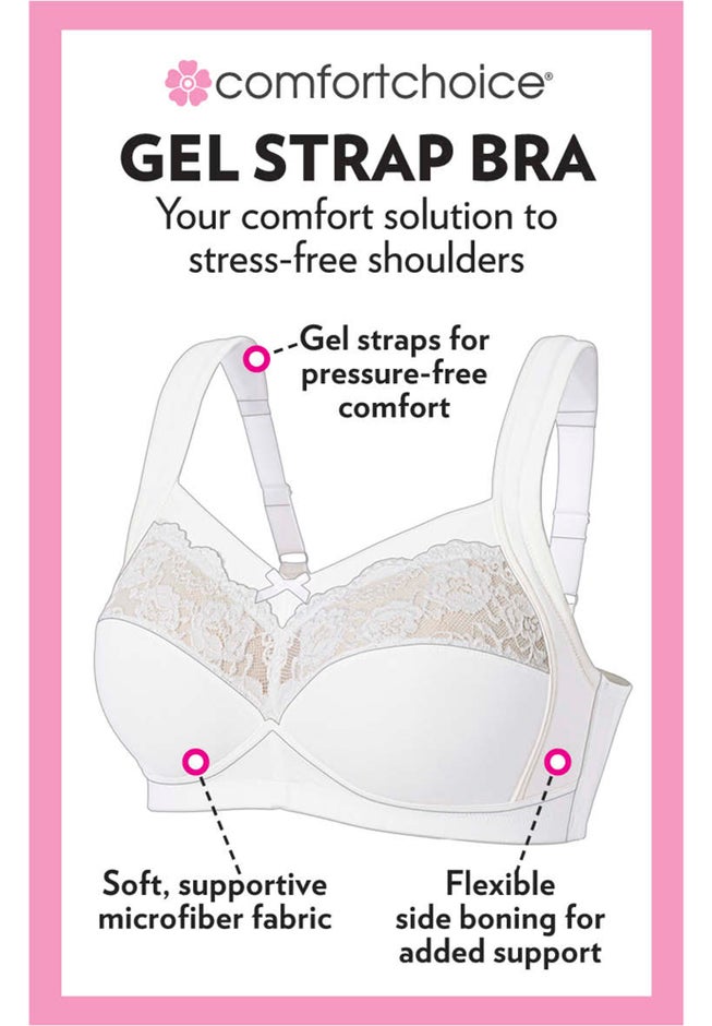 Comfort Choice&reg; Full Coverage Gel Strap Bra image number 4