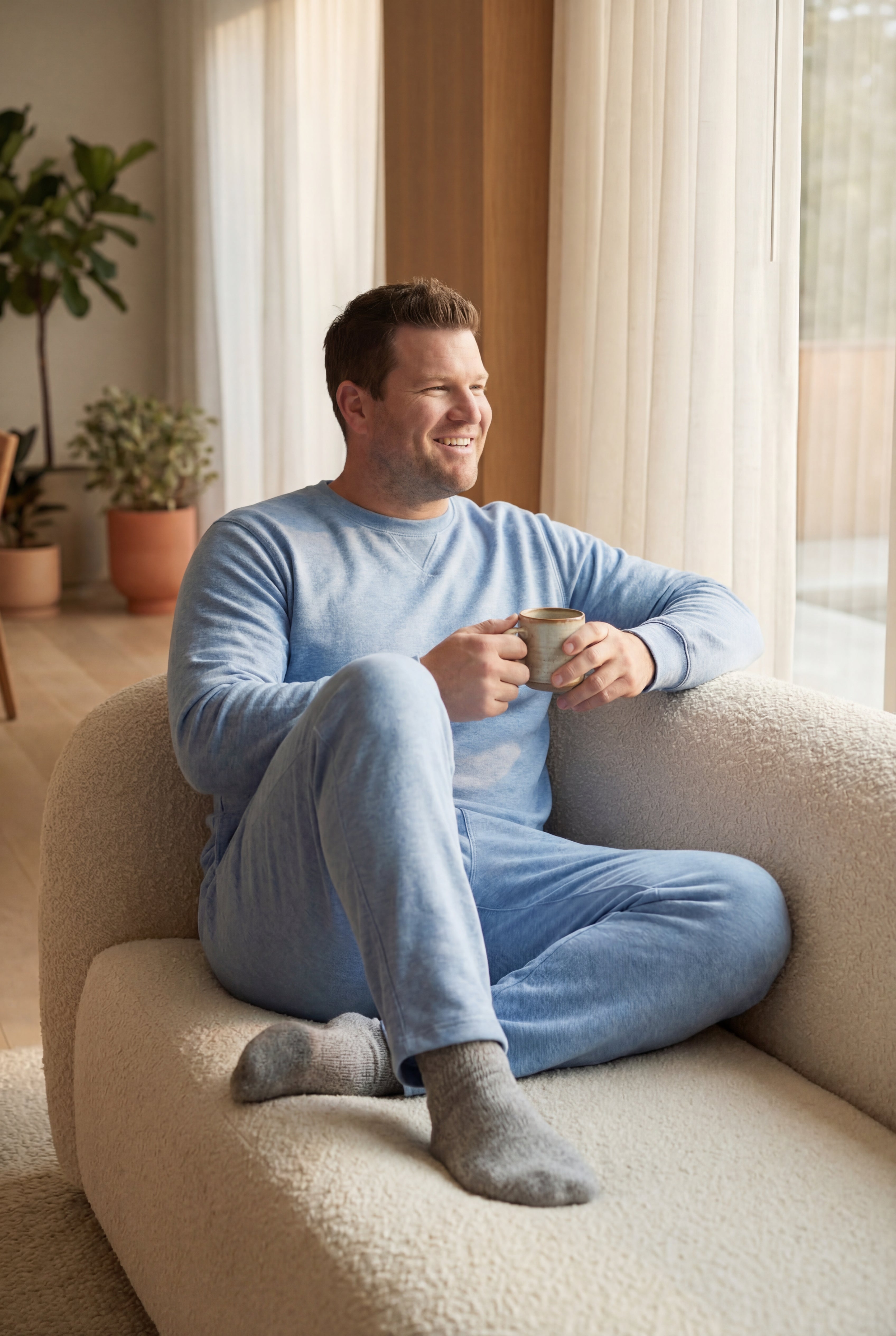 Loungewear Open Bottom Pants image number 2