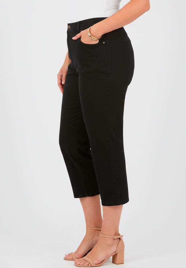 Right Fit&reg; Curvy Jean Capri image number 2