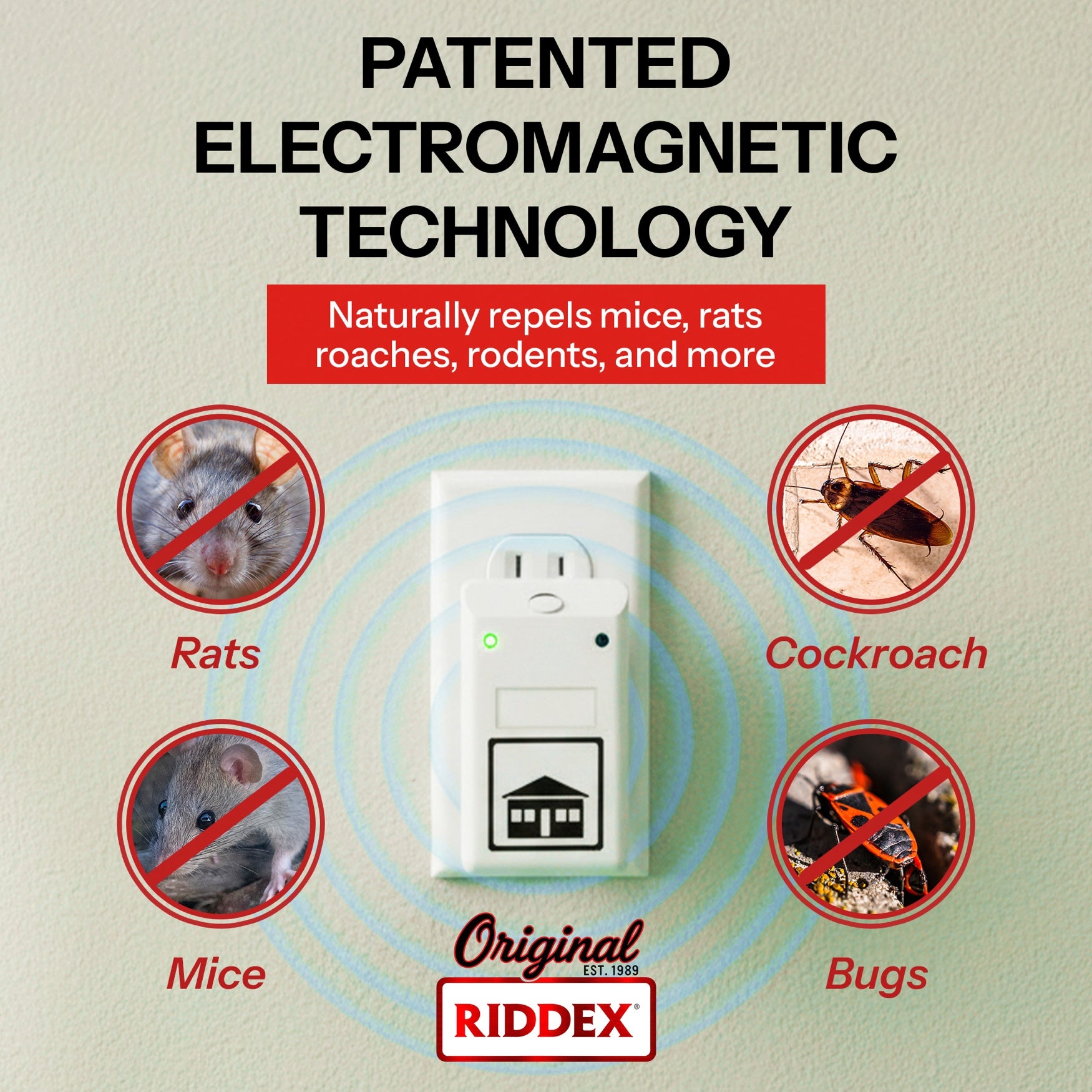 Riddex&reg; Plus Electromagnetic Pest Repeller image number 4