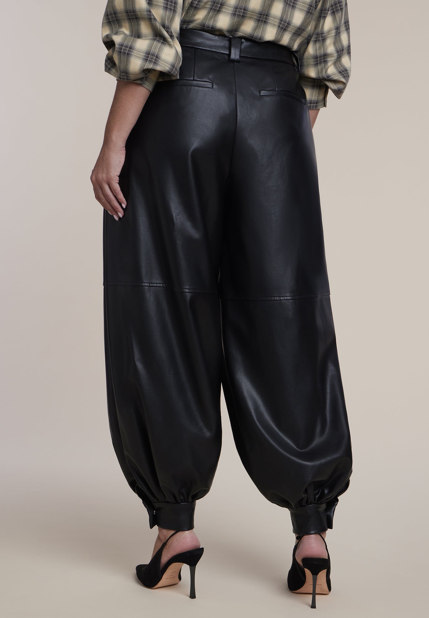 Faux Leather Balloon Pant image number 2