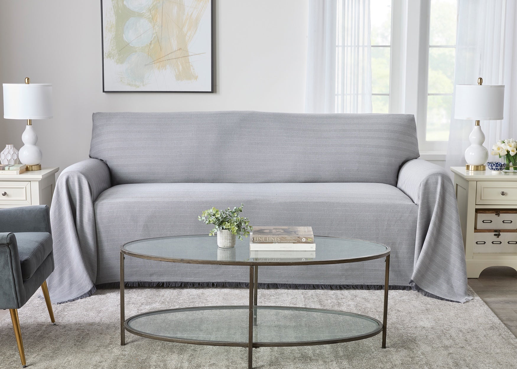 Tapestry Loveseat Pet Protector image number 0