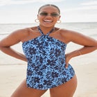Lightweight Halter Tankini Top image number null