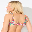 Scoop Neck Shirred Bikini Top image number null