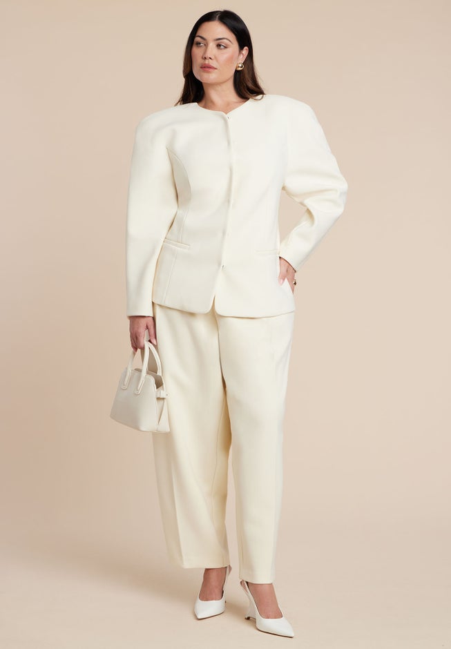 Rounded Barrel Leg Pant image number 3