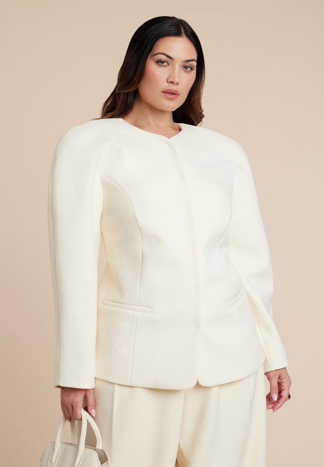 Rounded Hourglass Blazer image number 1