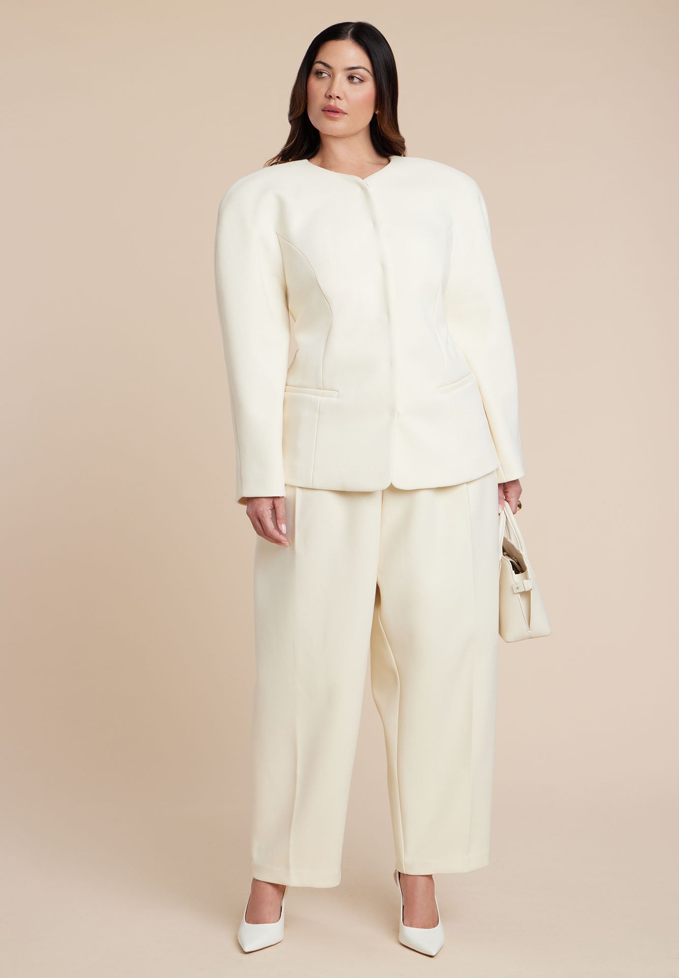 Rounded Hourglass Blazer image number 3