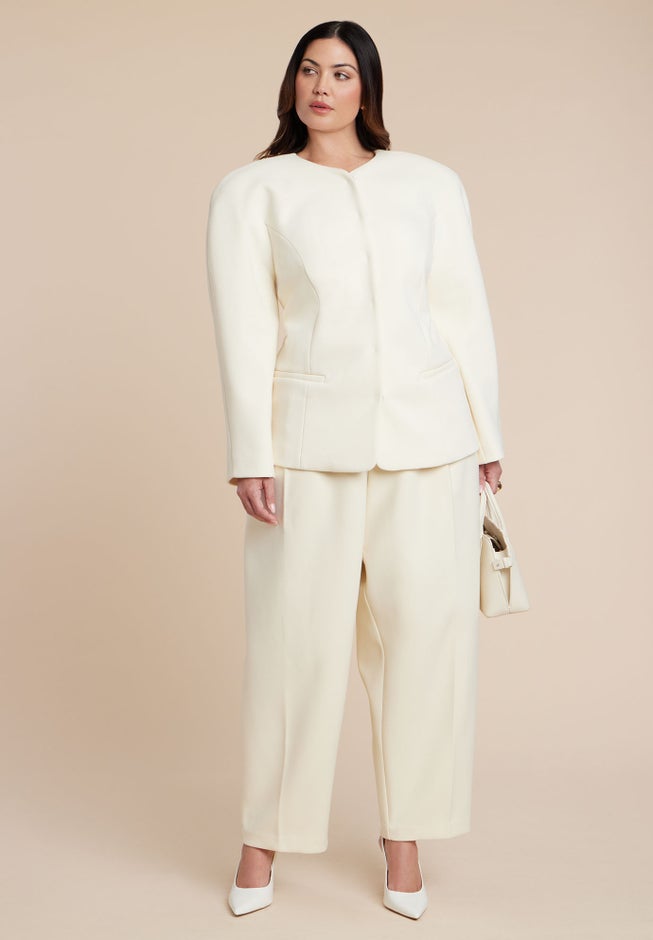 Rounded Hourglass Blazer image number 3