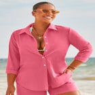 Cotton Beach Shirt Cover Up image number null