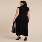 Tall Neck Sweater Dress image number 3