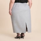 Heathered Column Maxi Skirt image number null