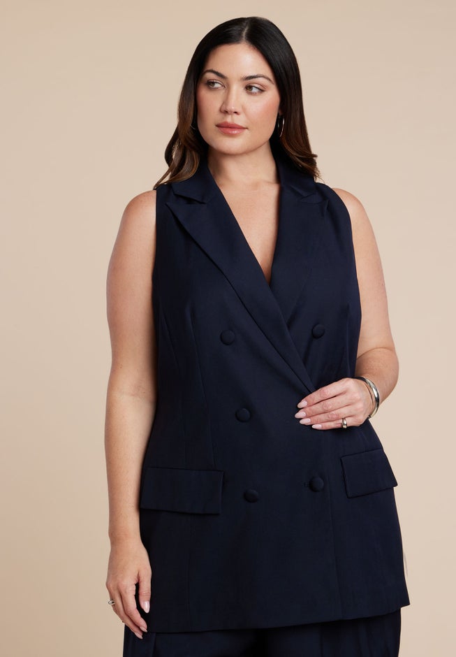 Long Tailored Vest image number 1