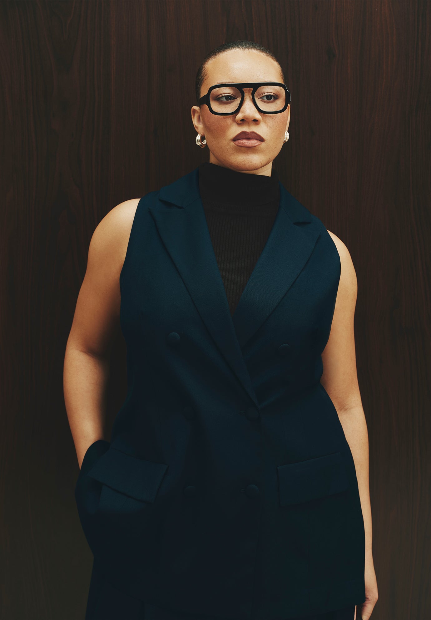 Long Tailored Vest image number 0