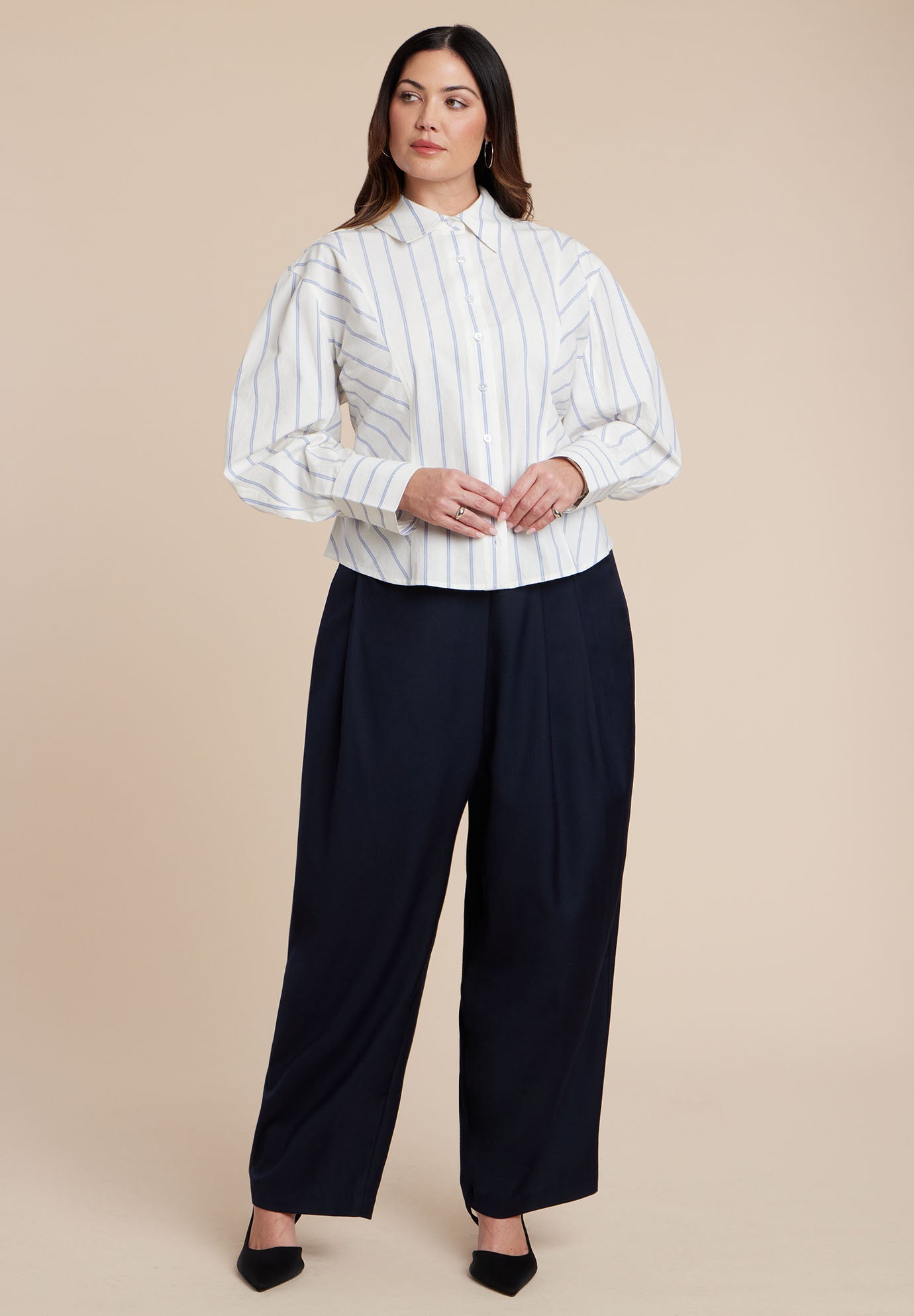 Pleated Straight Leg Trouser image number 3
