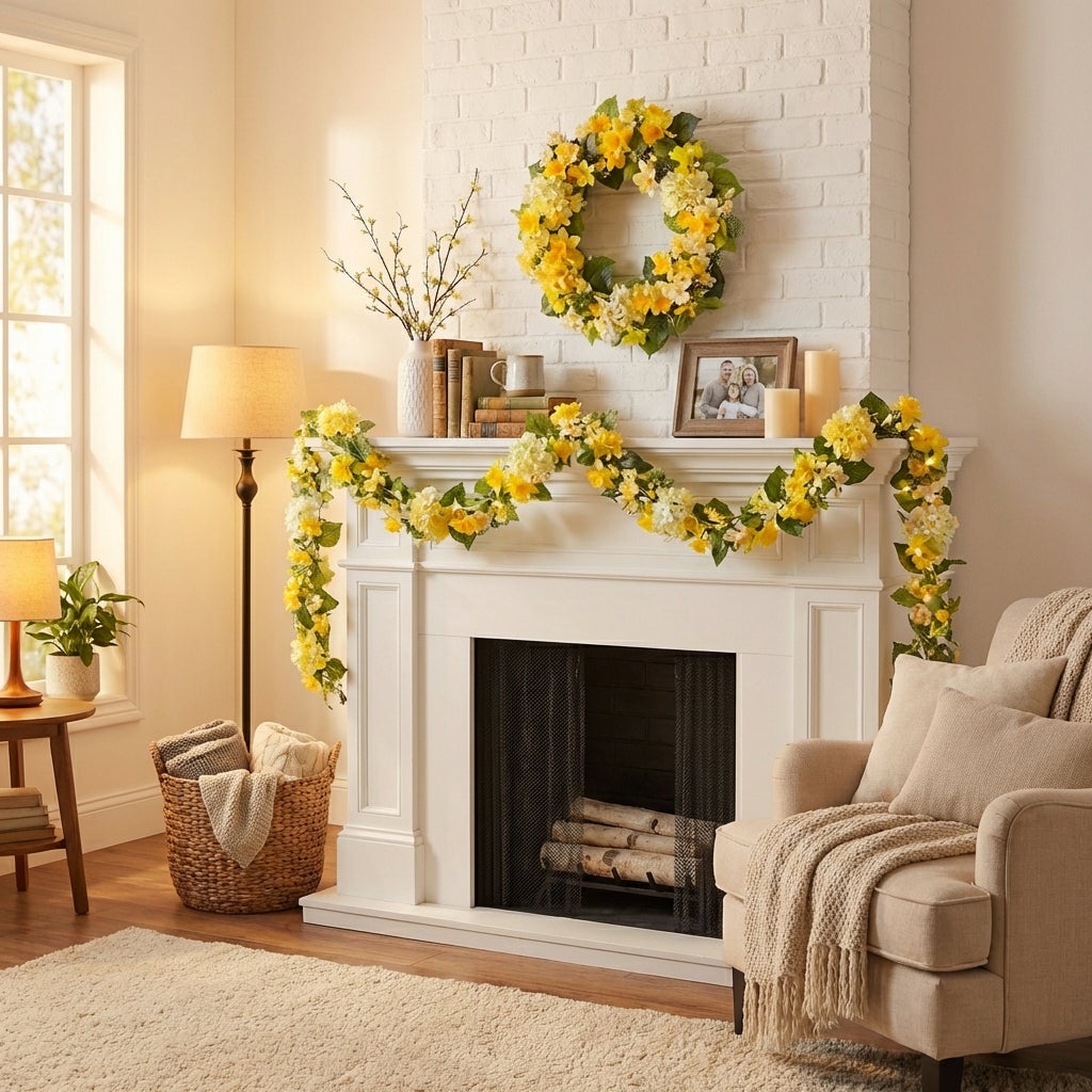 Pre-Lit Citrus Grove 6' Garland  image number 5