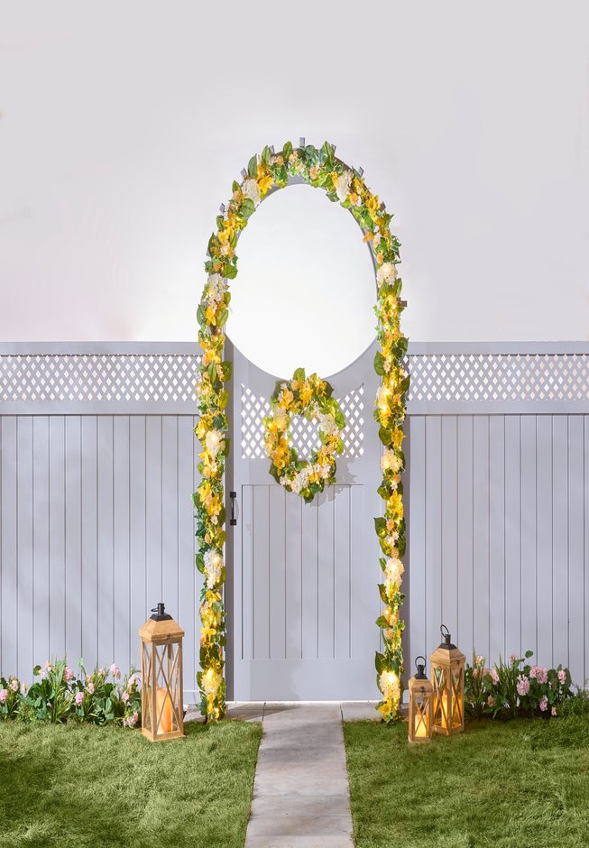  Wooden Square 24" Lantern image number 3