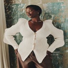 Rounded Sleeve Cardigan image number 0