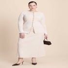 Longline Button Up Cardigan image number null