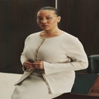 Longline Button Up Cardigan image number null