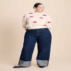 Scattered Lip Sweater image number null