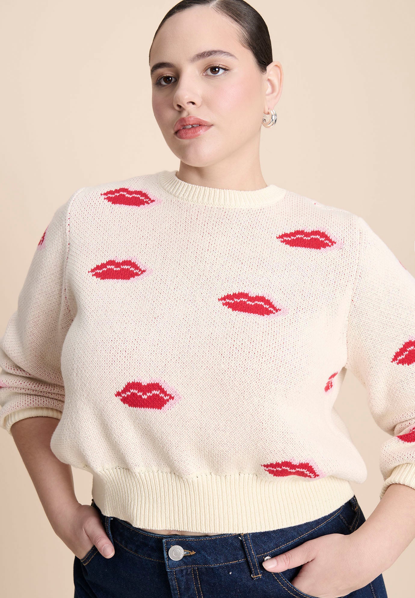 Scattered Lip Sweater image number 0