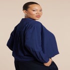 Surplice Collared Top image number null