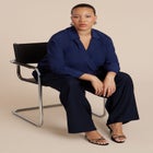 Surplice Collared Top image number null