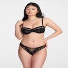 The Thong- Floral Lace image number null