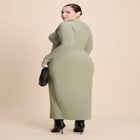 Zipper Front Maxi Dress image number null