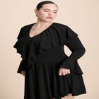 Flounce Mini Dress image number null