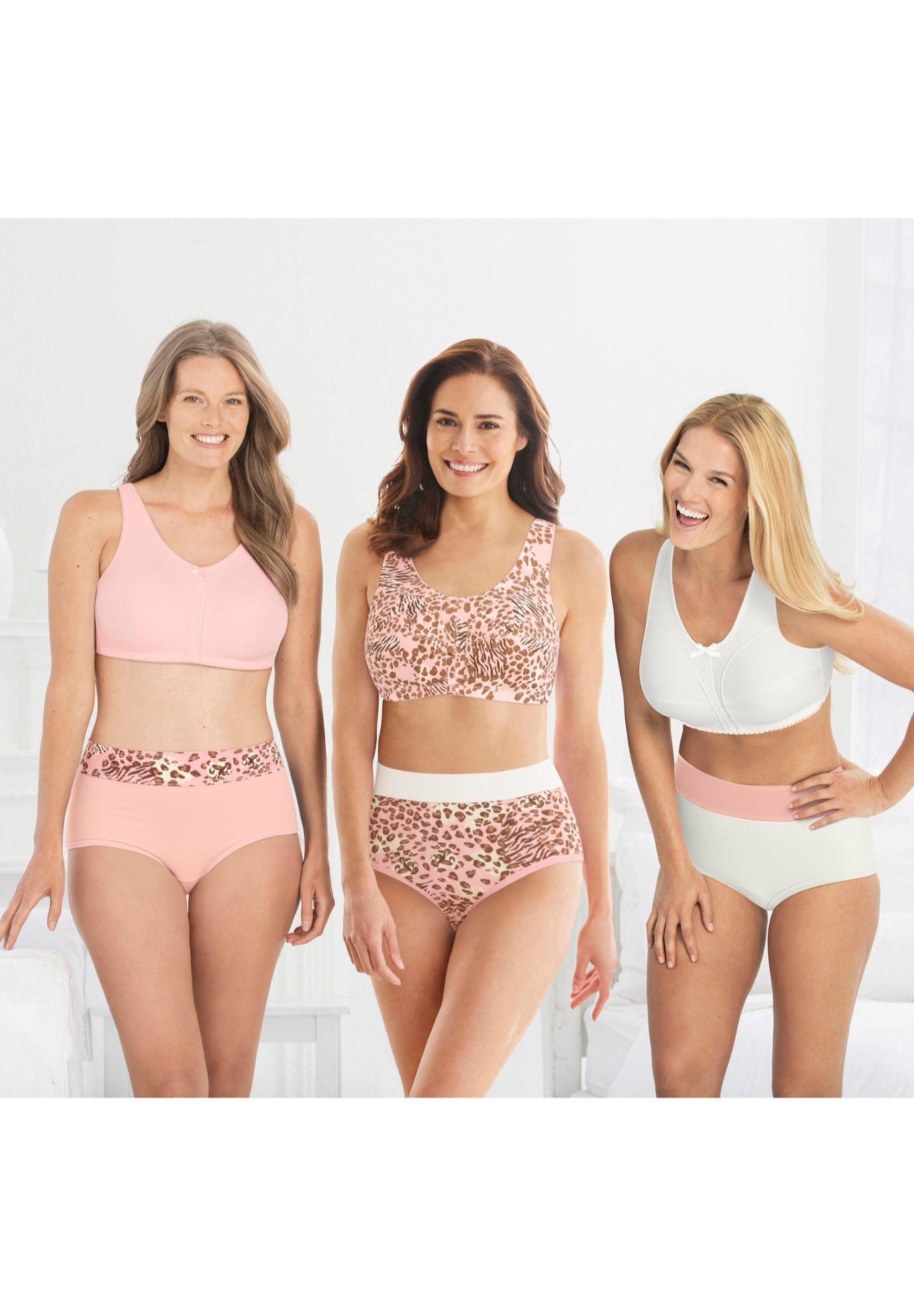 3-Pack Cotton Wireless Bra image number 1