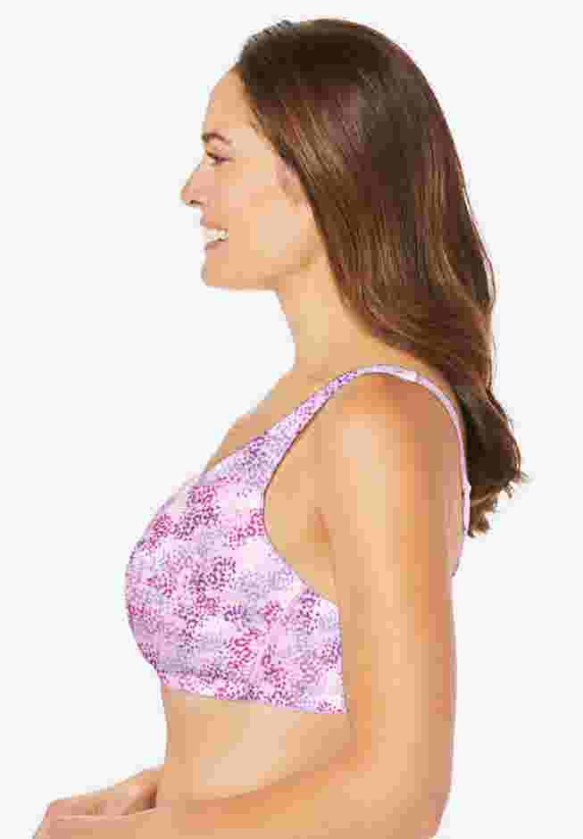 3-Pack Cotton Wireless Bra image number 2