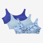 3-Pack Cotton Wireless Bra image number null