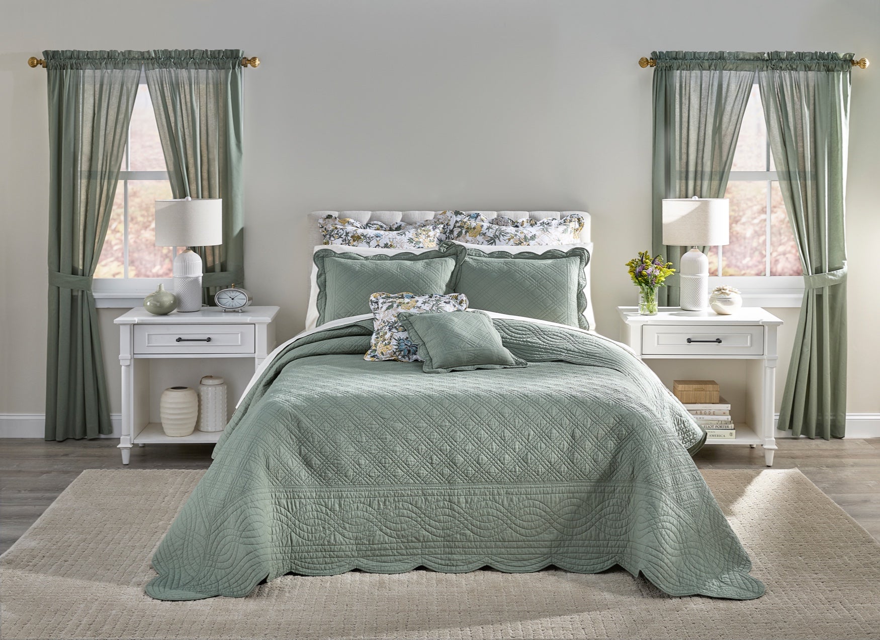 100% Cotton Florence Oversized Bedspread image number 0