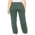 Stretch Ponte Knit Pull-On Wide-Leg Pants image number null