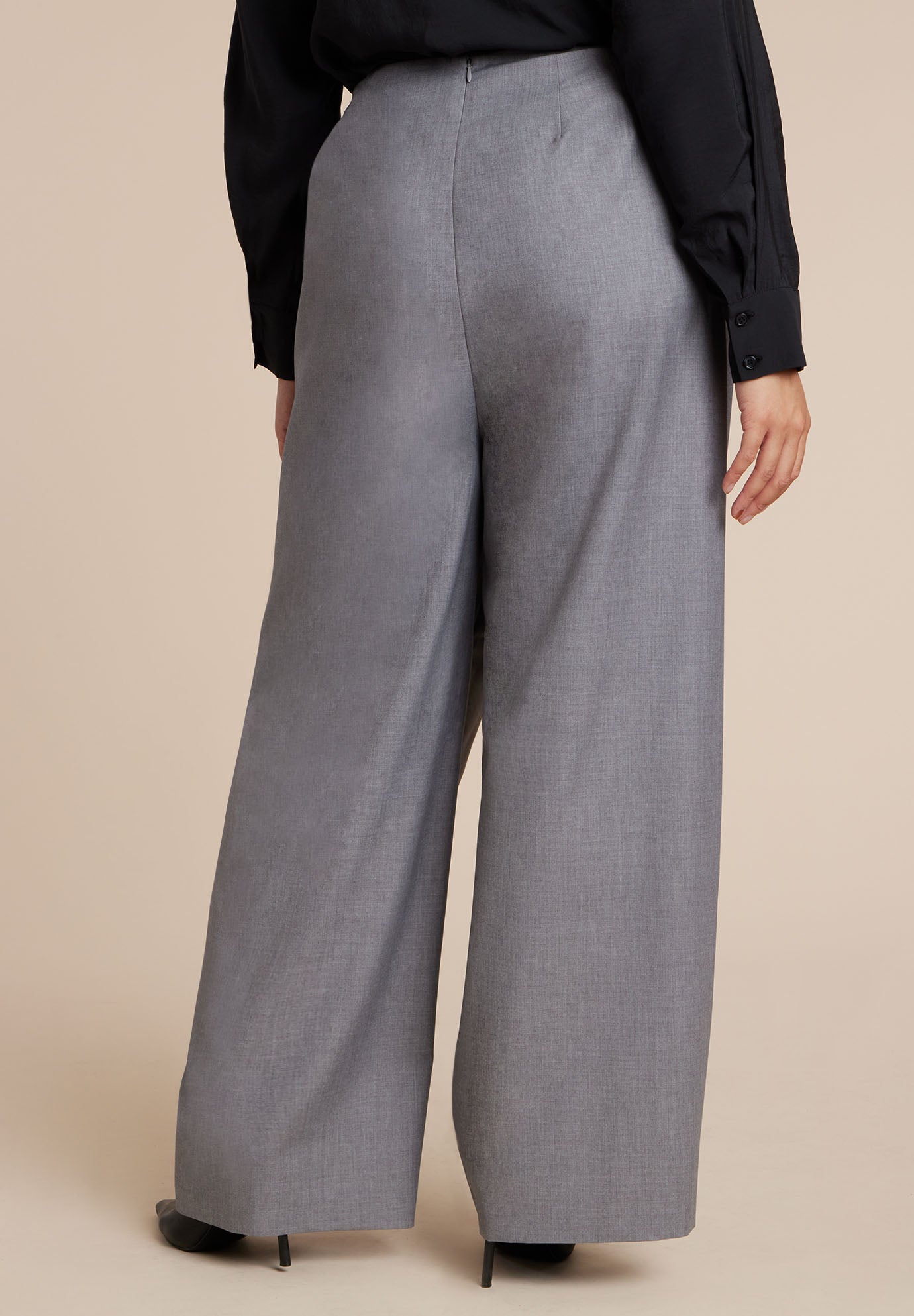 Draped Pleat Detail Trouser image number 5