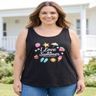 Graphic Tank Tunic image number 0