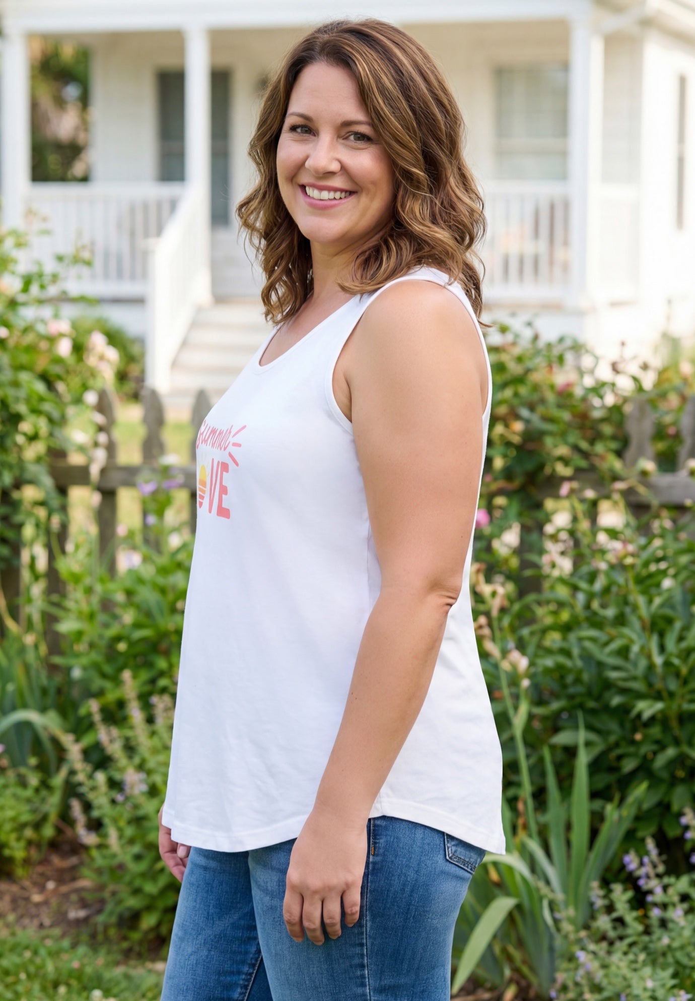 Graphic Tank Tunic image number 3