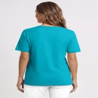 Lattice Neck Tee image number null