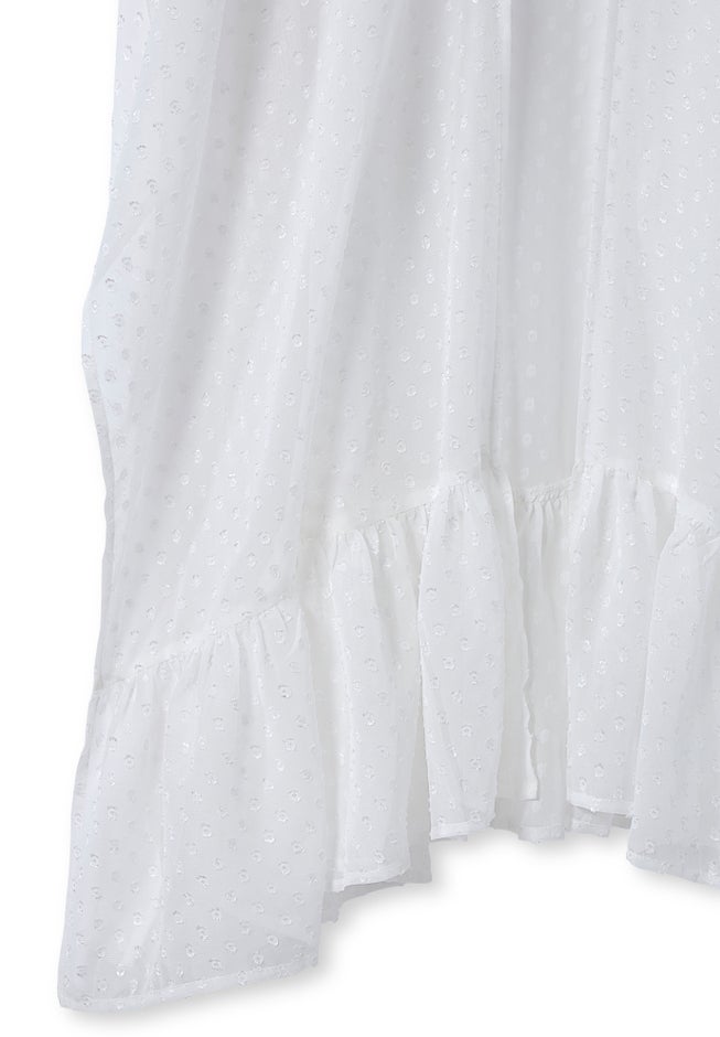 Swiss Dot Ruffle Shawl image number 1