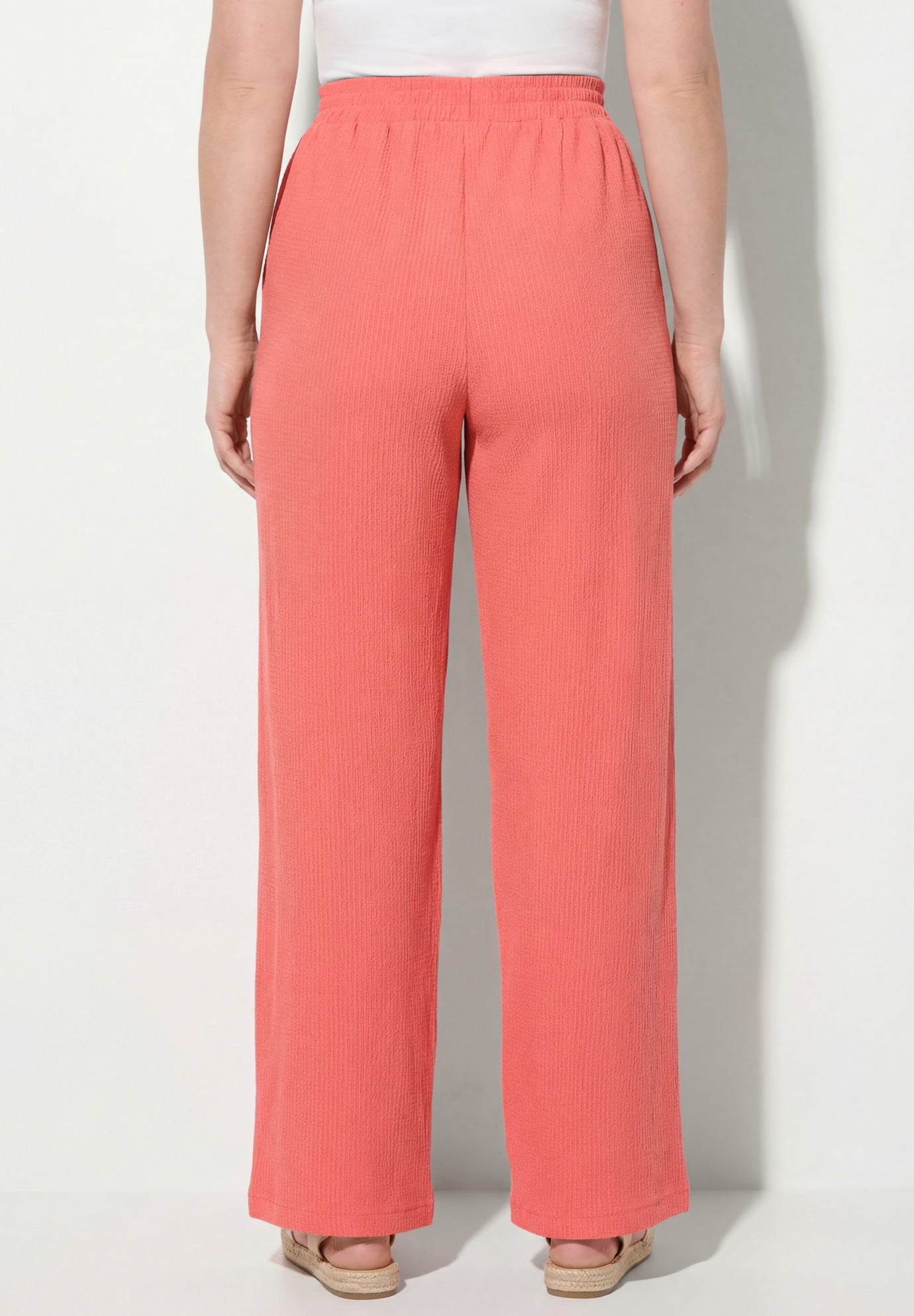 Wide-Leg Texture Knit Pant image number 2