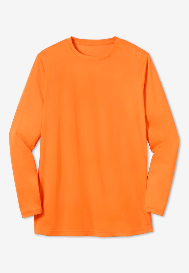 Cling-Free Long Sleeve Swim Top image number 2