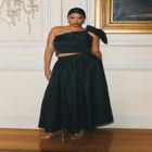 Taffeta Full Maxi Skirt image number null