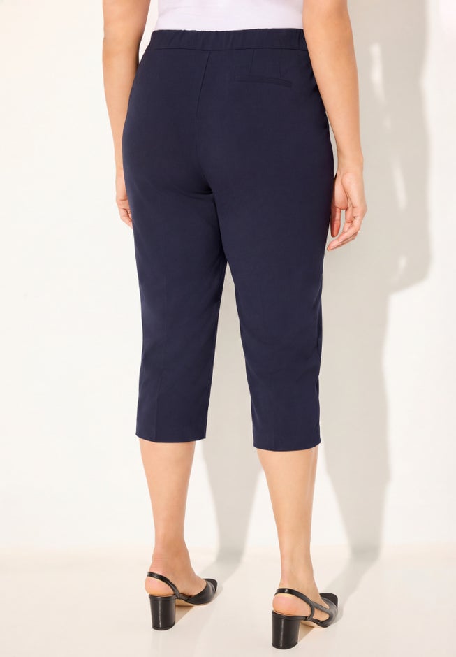 Right Fit&reg; Curvy Vent Capri image number 2