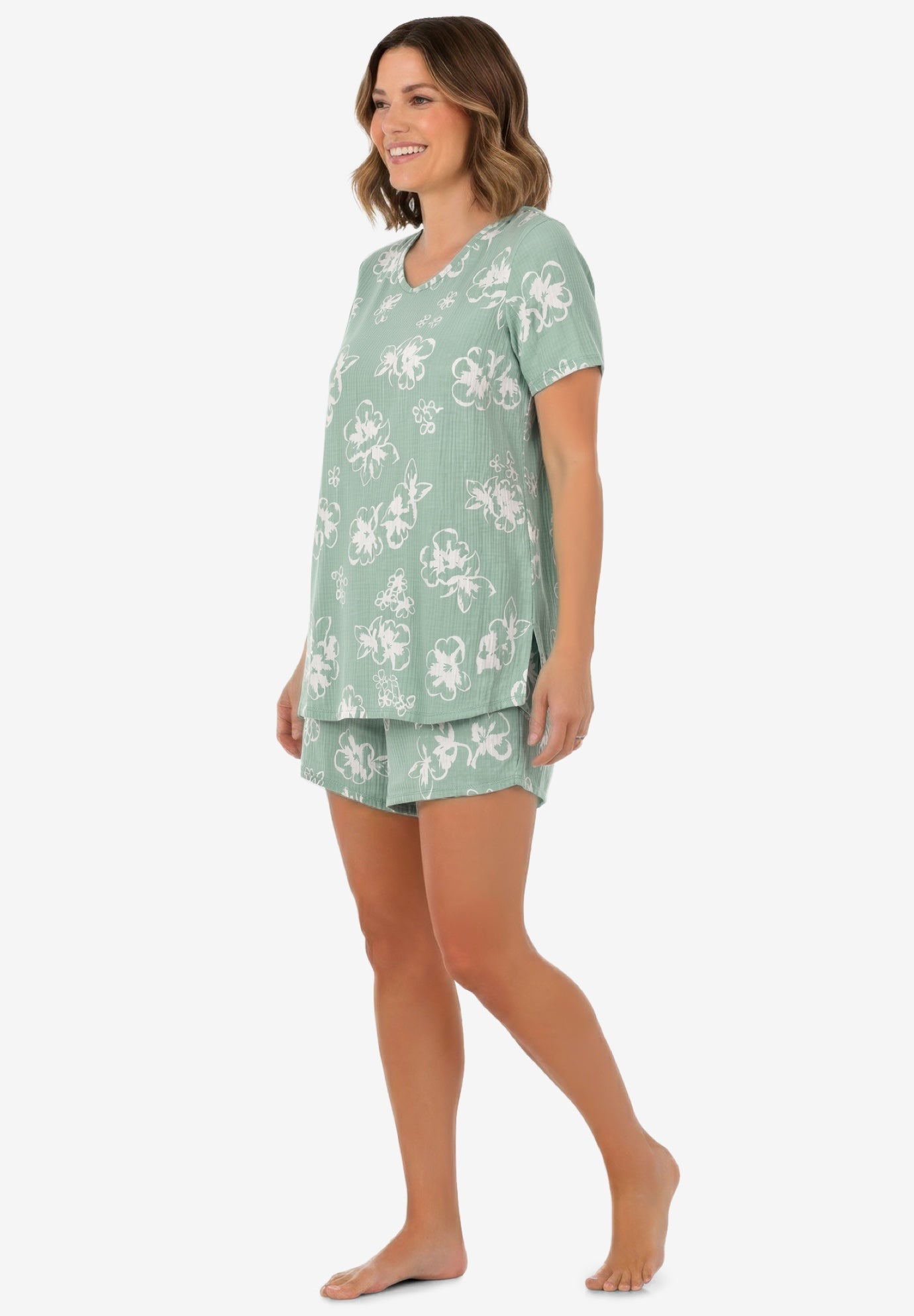 2-Piece Gauze Shorty Pajama Set image number 2