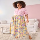 Mixed Print Knit Lounger image number null