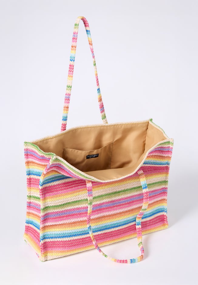 Straw Tote image number 1