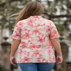 Linen Blend Roll-Cuff Camp Shirt image number null