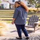 Ingrid Seamed Poplin Shirt image number 1